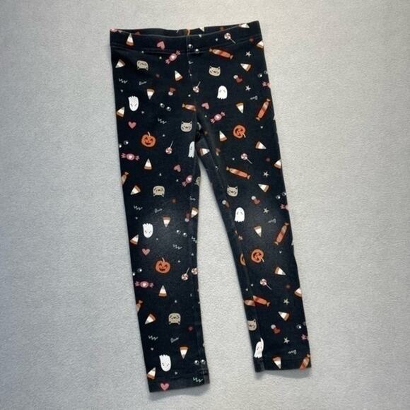 Carter’s Halloween Print Black Leggings Girl’s Size 5 - Picture 2 of 11